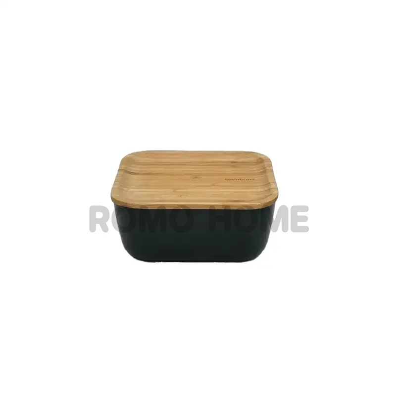 نگهدارنده غذا چهارگوش 12/5 سانت کربن مشکی B3775