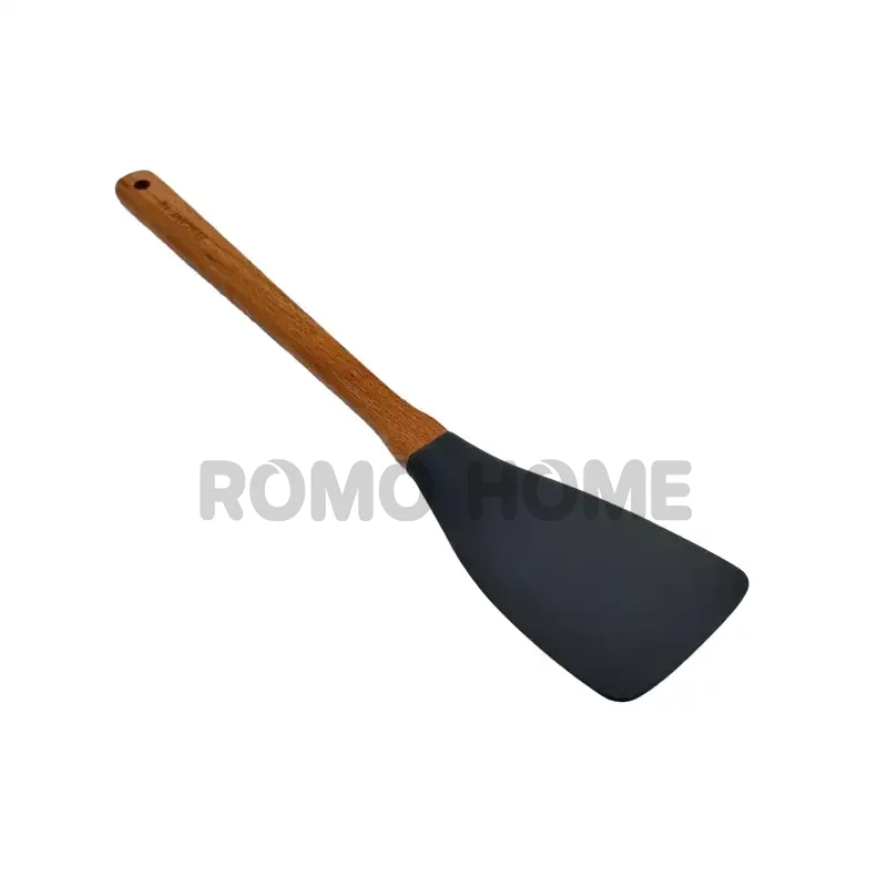 کفگیر سیلیکونی دسته چوبی الگانت 807