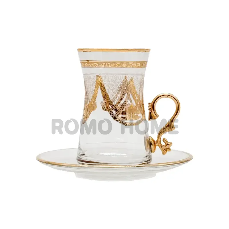 استکان نعلبکی lutana طرح مونالیزا کد 10673