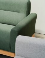 نمایی از مبل وینی رنگ سبز سدری