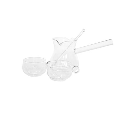 نمایی از سرویس قهوه خوری گلس تاشوو 6 پارچه شیشه ای T2725