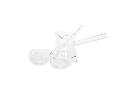 نمایی از سرویس قهوه خوری گلس تاشوو 6 پارچه شیشه ای T2725