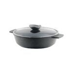 نمایی از قابلمه پرارین سایز 24 گرانیت خاکستری کد 4124
