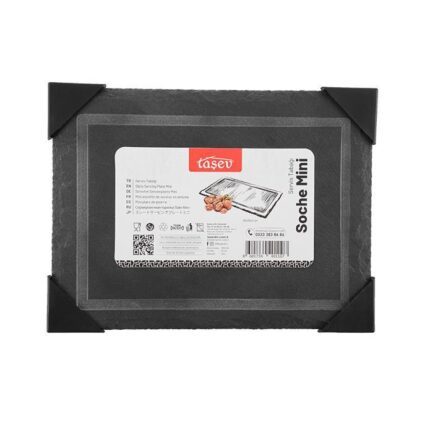 نمایی از سینی پذیرایی طوسی تخته سنگی سوشه تاشو T0110