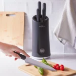 نمایی از سرویس چاقو 6 پارچه مشکی رایت کاراجا