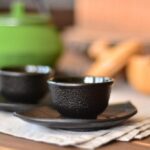 نمایی از سرویس فنجان 2 نفره چدنی مشکی تورمه 30میلی لیتر تاشوو T0085