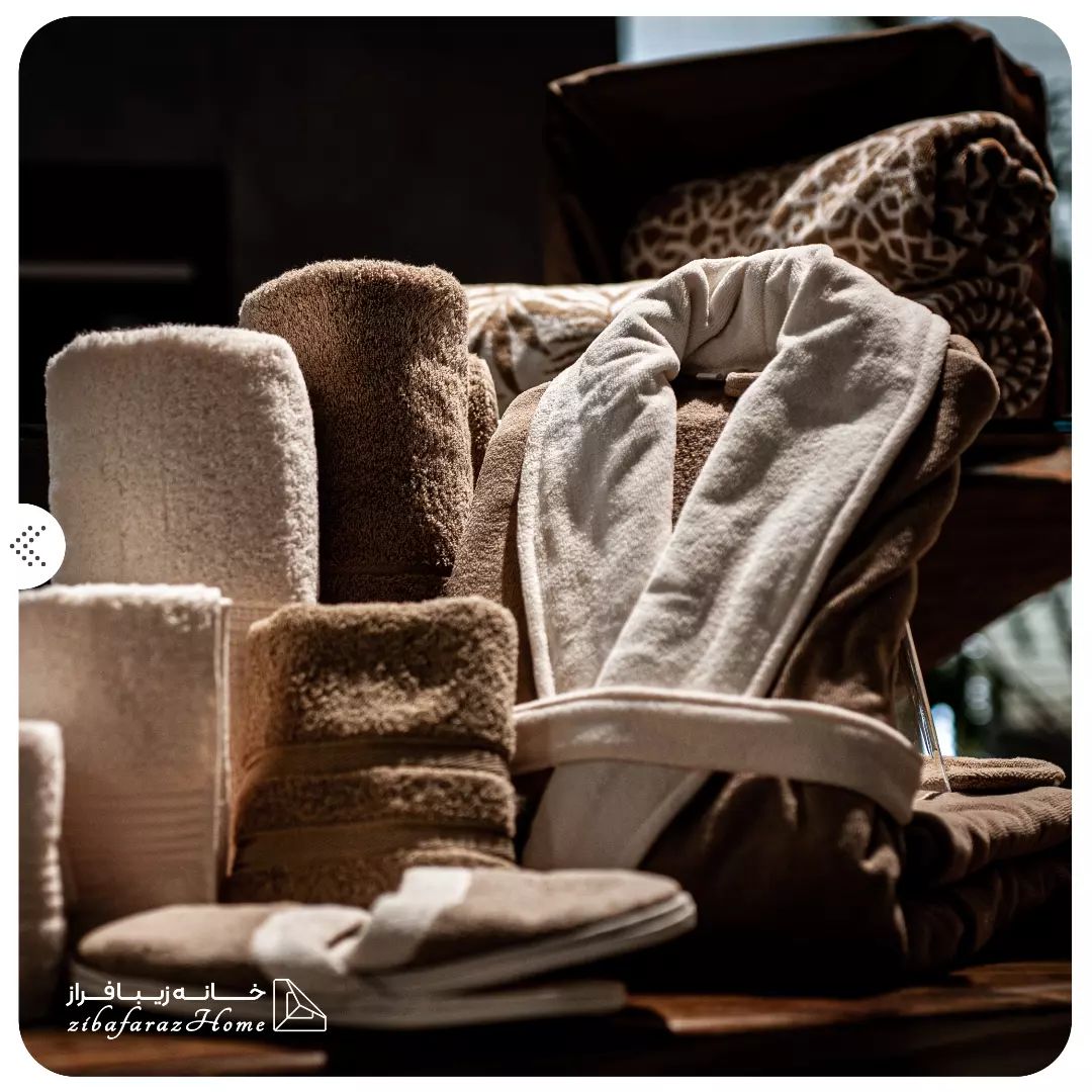نمایی از حوله های باکیفیت فروشگاه romohome