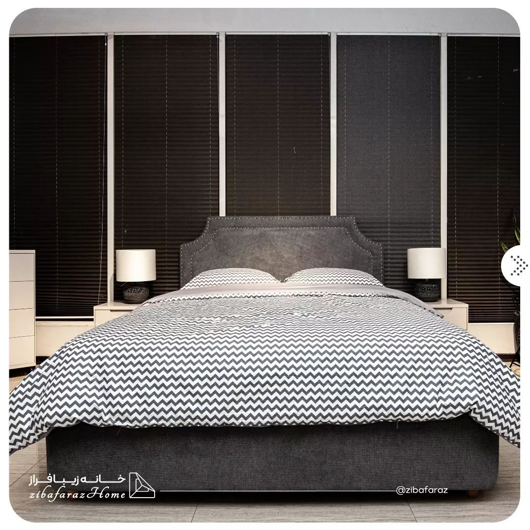 نمایی از یک تخت زیبا از romohome