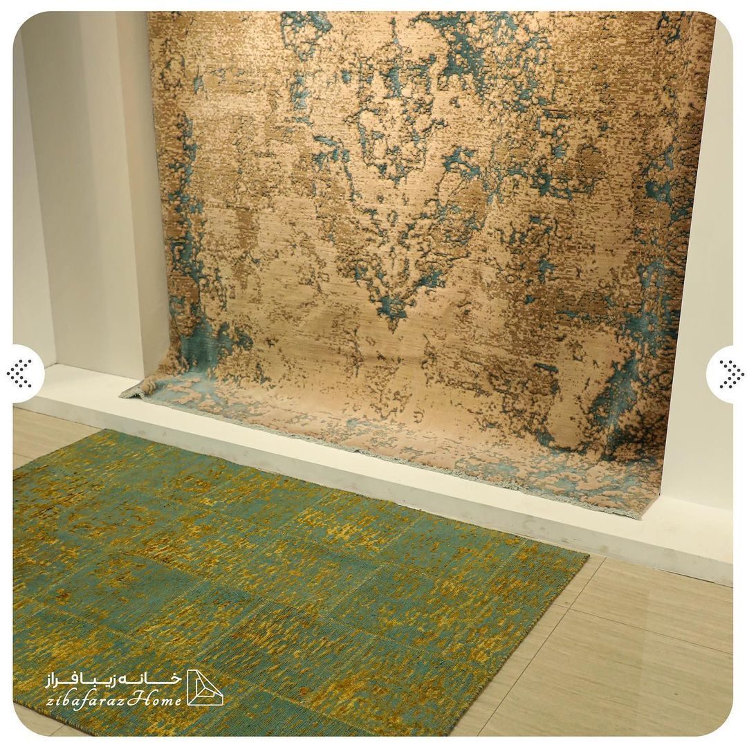 نمایی از یک فرش دستباف بسیار زیبا از فروشگاه romohome