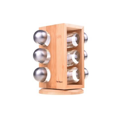 عکسی دیگر از قفسه ادویه چرخان 6 عددی تینا بامبوم B2250