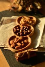 نمایی از بشقاب اسنک 3 قسمتی آمور بامبوم B2620