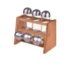 نمایی از سرویس ادویه 8 عددی دسپسیتو بامبوم B0577 که خالی است.