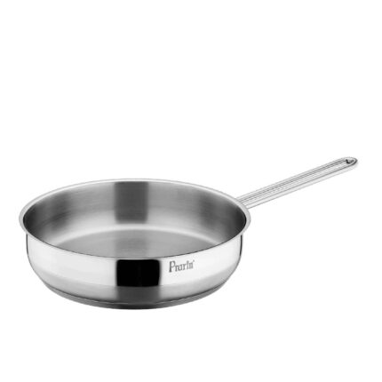 نمایی از تابه استیل تک دسته20 نیمه مات پرارین 4252