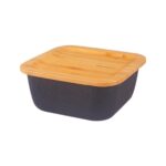 نمایی دیگر از نگهدارنده غذا چهارگوش 15 سانت كربن مشكي B3782