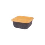 نمایی دیگر از نگهدارنده غذا چهارگوش 10 سانت مشكي B3767