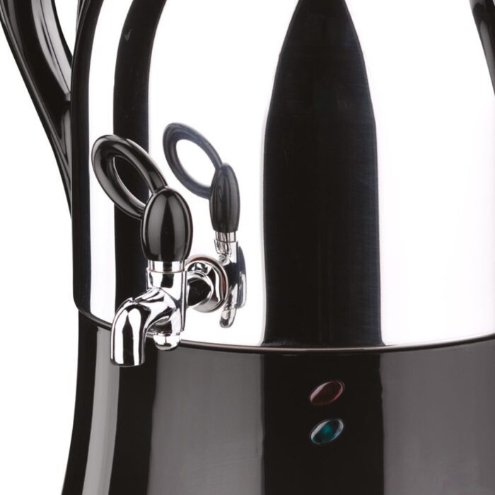 نمایی از کتری قوری شیردار برقی چی کولیک کرکماز (1/2 و 3 لیتر -مشکی و استیل )کد 04-341