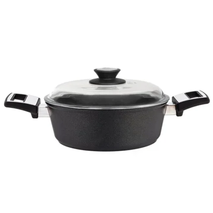 نمایی از قابلمه تیتانیوم دایموند دسته استیلSKK 00128