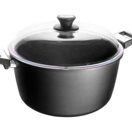 نمایی از قابلمه-سایز-32-و-عمق-17-لایت-با-دسته-استیل-کد-01732S