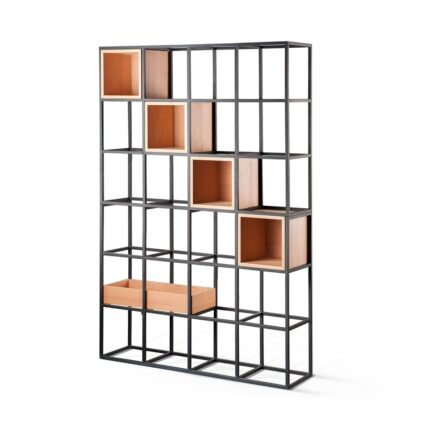 قفسه روکش چوب ایستاده مدل W1410
