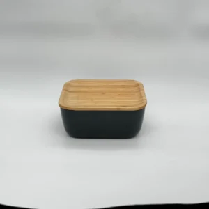 نگهدارنده غذا چهارگوش 12/5 سانت كربن مشكي B3775