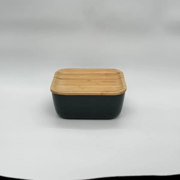 نگهدارنده غذا چهارگوش 12/5 سانت كربن مشكي B3775