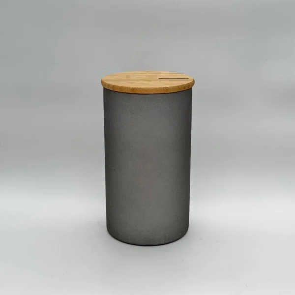 جا حبوبات شیشه ای بزرگ 1480 طوسی کد B3511