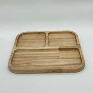 سینی 4 گوش سه خانه 29*29 کد 9007