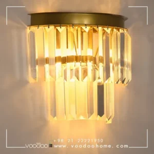 ديواركوب كريستالي كد VW5106-GOLD-CLEAR