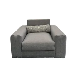 مبل روود یک نفره مشکی پارچه گابریل 803