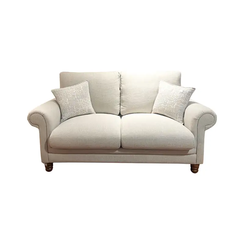 مبل گرندی دو نفره گردویی پارچه مارسلا 908