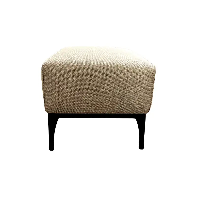 پاف مربع تیلور مشکی پارچه گابریل 906