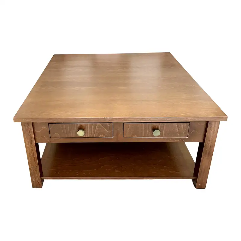 جلو مبل کاین مربع 100*100 راش رنگ گردویی