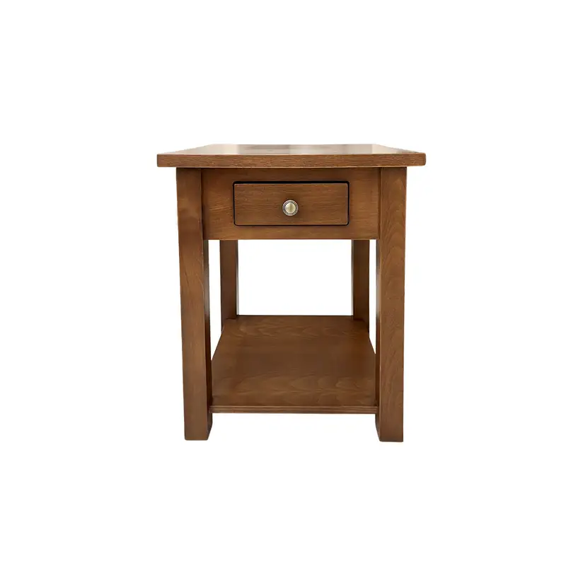 بغل مبل کاین روکش راش رنگ گردویی