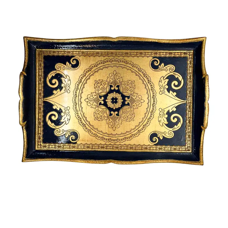 سینی مستطیل متوسط سایز 38*26 سزاتینی کد 2240303385