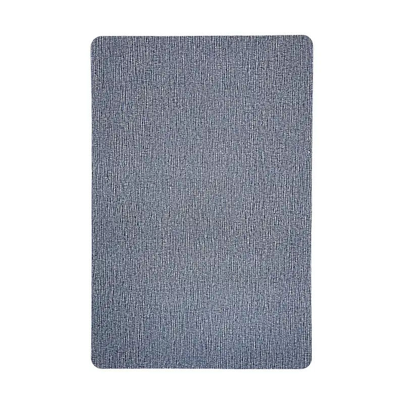 زیر بشقابی چرمی آبی