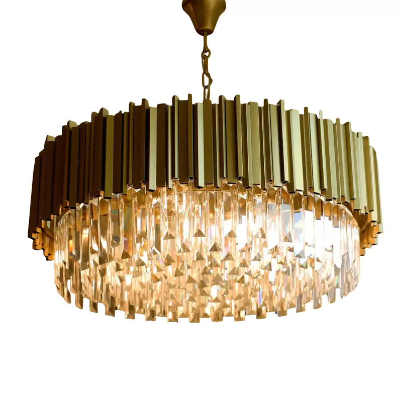 لوستر سالنی کریستالی کد VL2167-GOLD-80