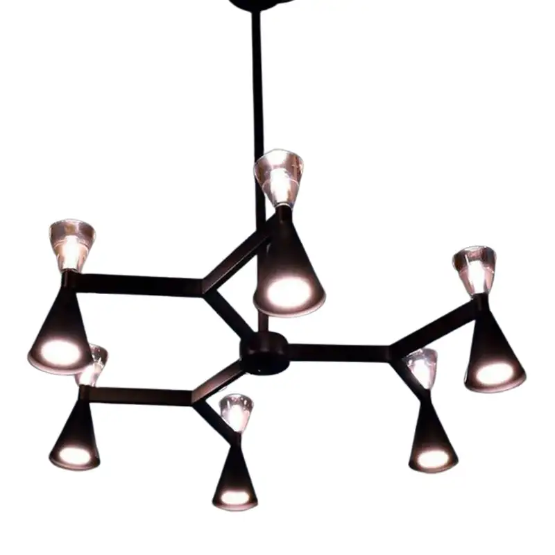 لوستر مدرن کد L107-9-GOLDEN