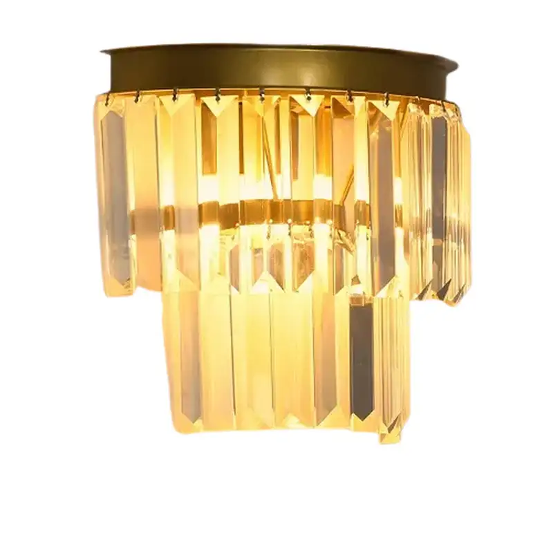 دیوارکوب کریستالی کد VW5106-GOLD-CLEAR